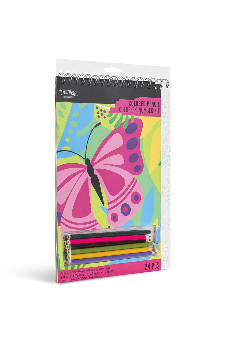 Colored Pencil Color by Number Kit, Alternate, color, Multicolored