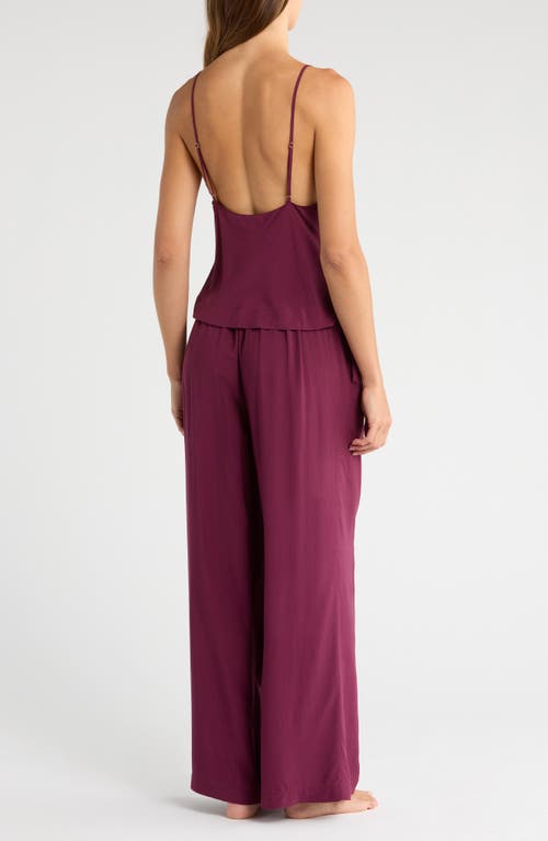 Natori Sleek Cami Pajama Set In Purple