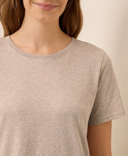 Pact Organic Cotton Softspun Crew Neck Tee In Neutral