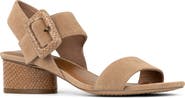 Donald Pliner Oversize Buckle Slingback Sandal