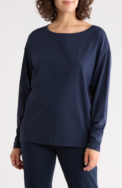 On the Move Cocoon Long Sleeve T-Shirt