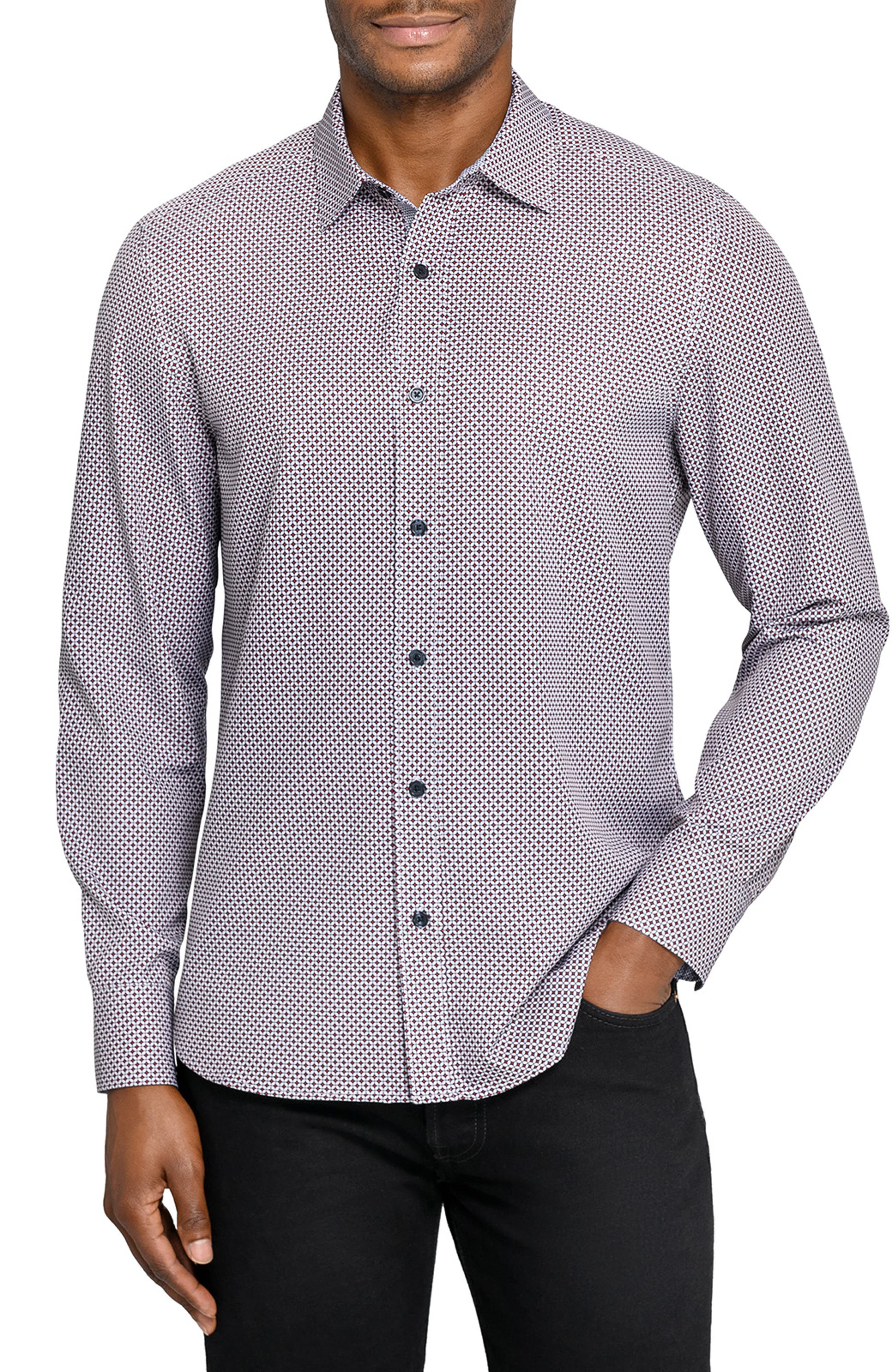 Geo Woven Long Sleeve Basic