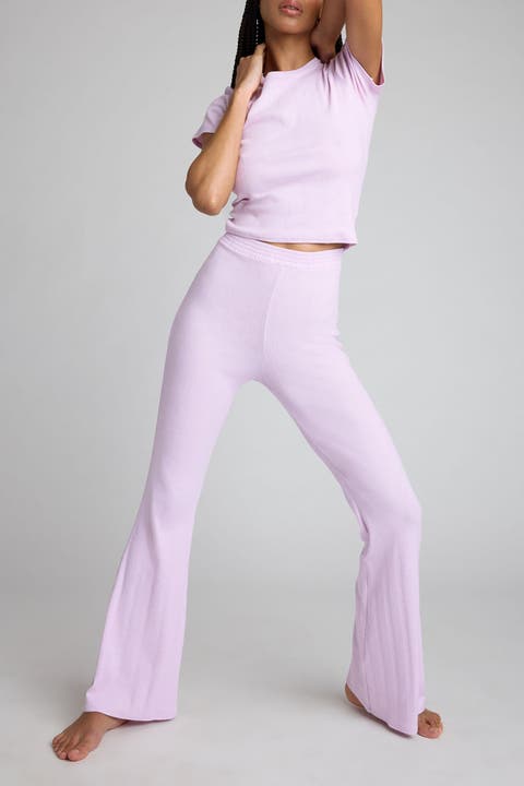 Pointelle Flare Pant