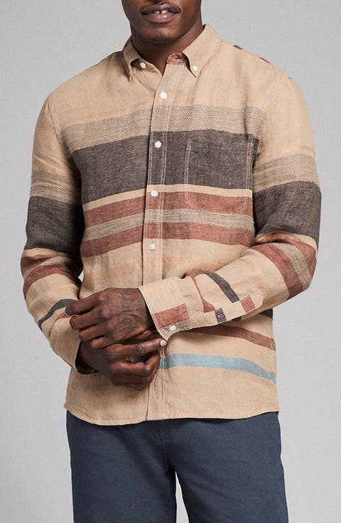 Tuscumbia Archive Stripe Button-Down Shirt