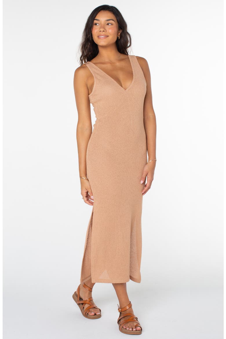 Slow Isle Knit Midi Dress, Alternate, color, PRALINE