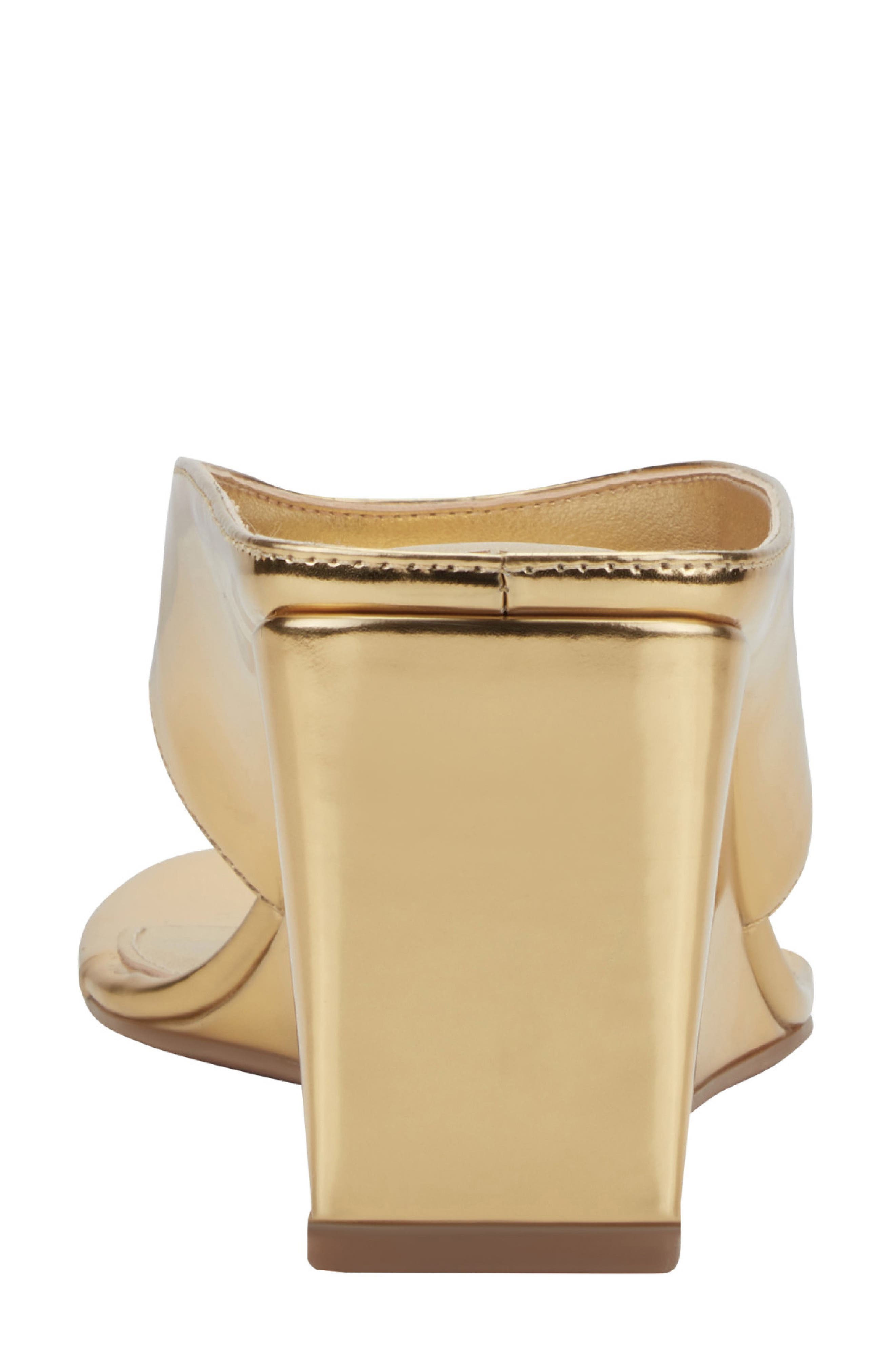 Udena Wedge Flip Flop, Alternate, color, GOLD