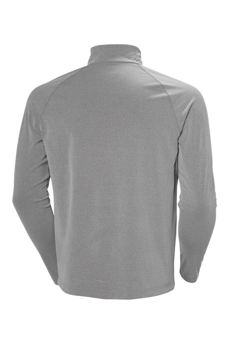 Tyri Half Zip Pullover, Alternate, color, EBONY MELANGE