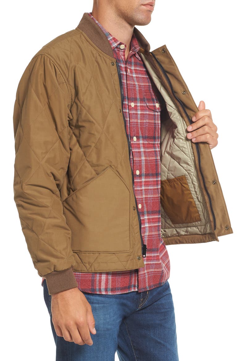 Quilted Pack Water-Resistant Jacket, Alternate, color, SPORTSMAN TAN