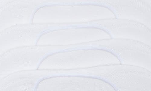 Nordstrom Rack Pillow Sole 5-pack No-show Socks In White