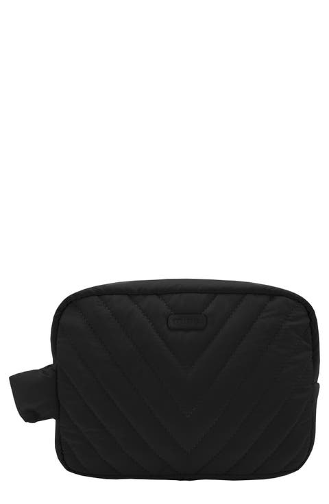 Ellie Quilted Cosmetic Bag