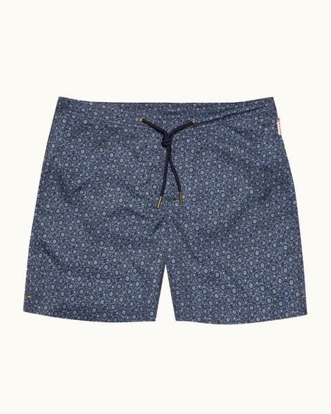 Bulldog Drawcord Mid Length Swim Shorts