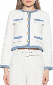 Alexia Admor Rose Tweed Jacket