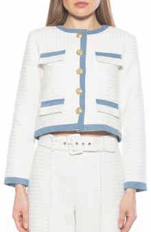 Alexia Admor Rose Tweed Jacket