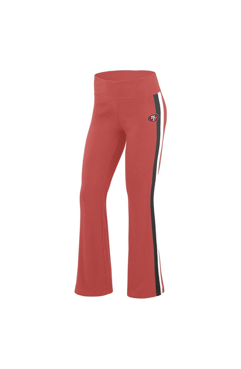 WEAR by Erin Andrews Women's WEAR by Erin Andrews Scarlet San Francisco 49ers Tri-Blend Yoga Pants, Alternate, color, Scarlet