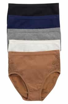 Lands' End 5-Pack Cotton Comfort Seamless Briefs