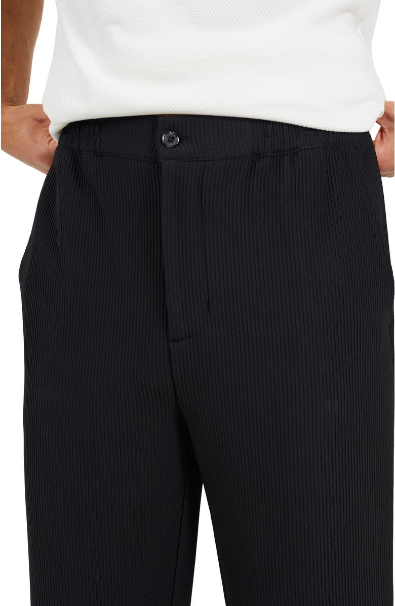 Brave Soul Ribbed Pant, Alternate, color, Black