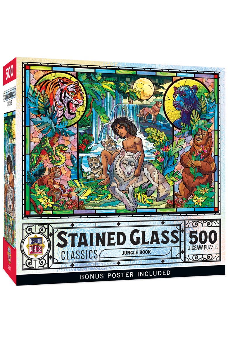Jungle Book 500 Piece Jigsaw Puzzle, Main, color, Multicolor