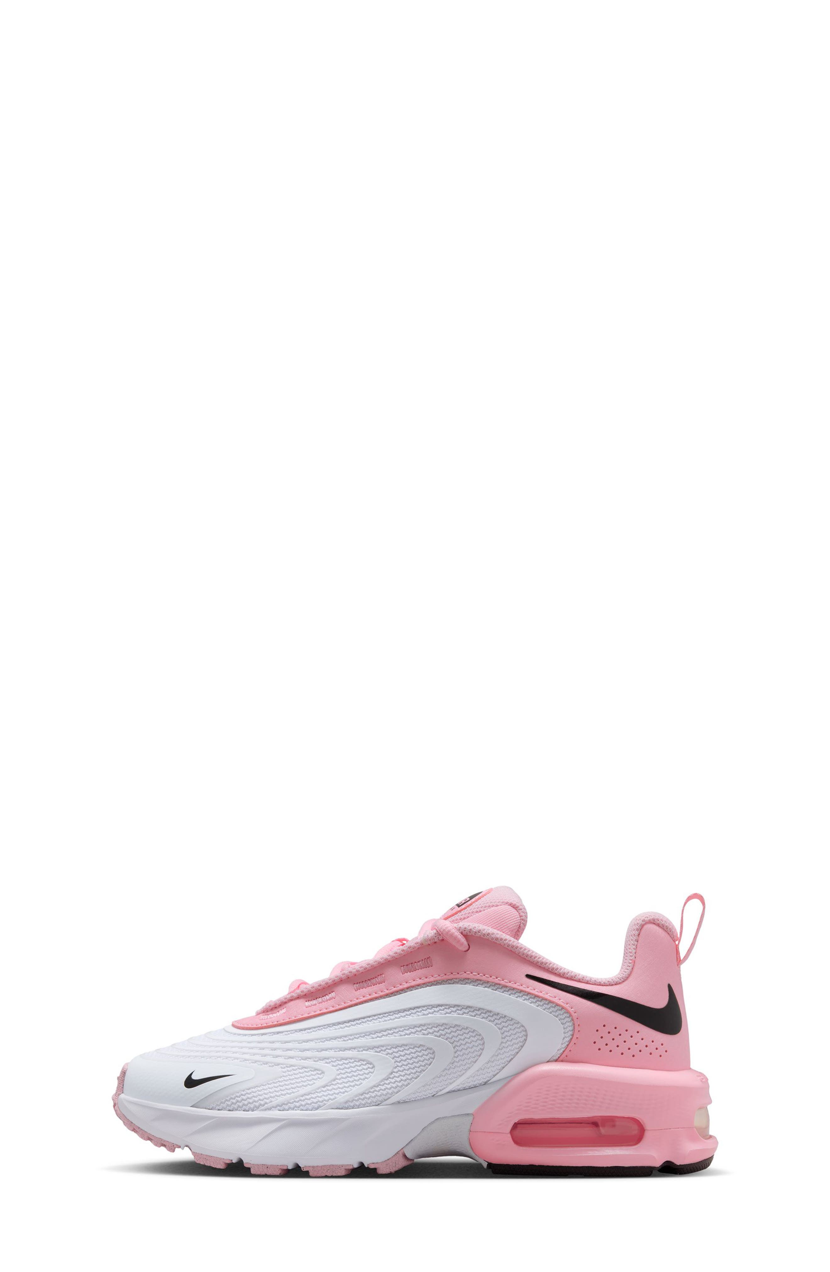 Nike Kids' Air Max Fire Sneaker, Alternate, color, White/ Black/ Soft Pink