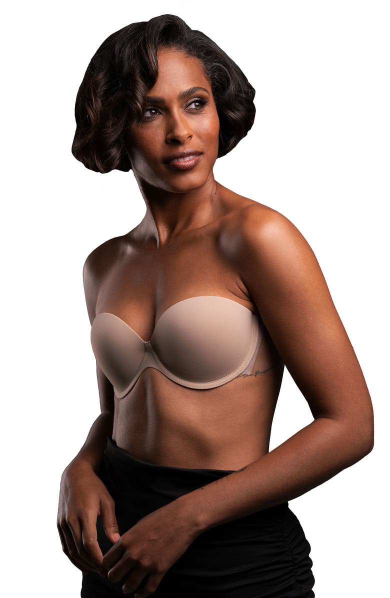 FASHION FORMS Go Bare Strapless Adhesive Bra, Alternate, color, Beige