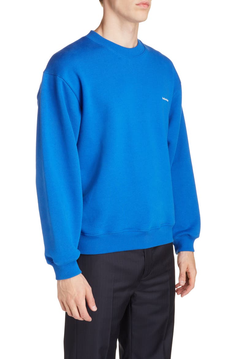 Crewneck Sweatshirt, Alternate, color, SAPHIR