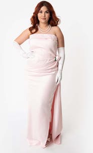 Unique Vintage Plus Size Enchanted Evening Gown