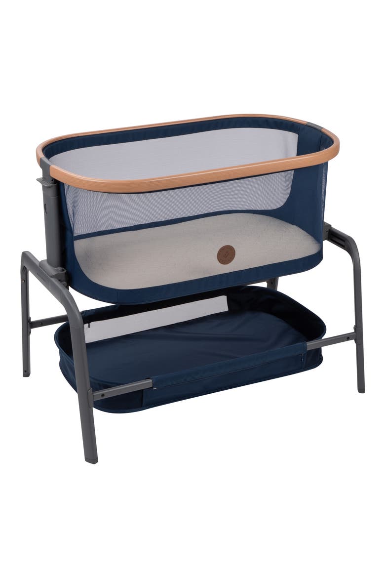 Iora Bedside Bassinet, Alternate, color, ESSENTIAL BLUE