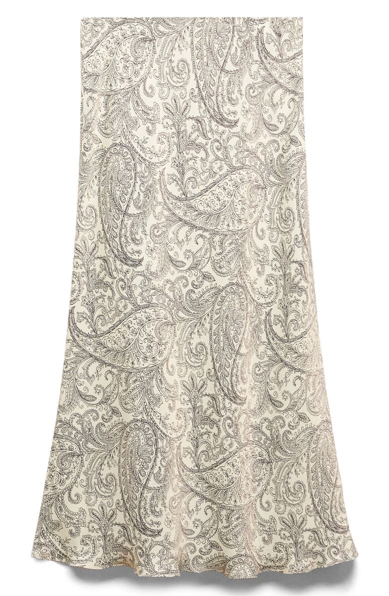 MANGO Paisley Print High Waist Maxi Skirt, Alternate, color, 