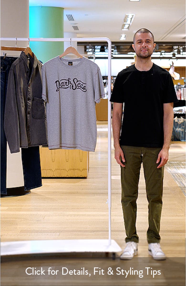 Symmetry Blind Stitch Graphic T-Shirt, sales video thumbnail