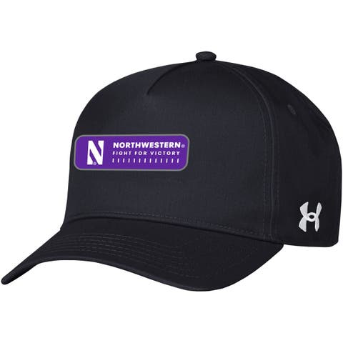 Men's Under Armour  Black Northwestern Wildcats 2023 Sideline Adjustable Hat