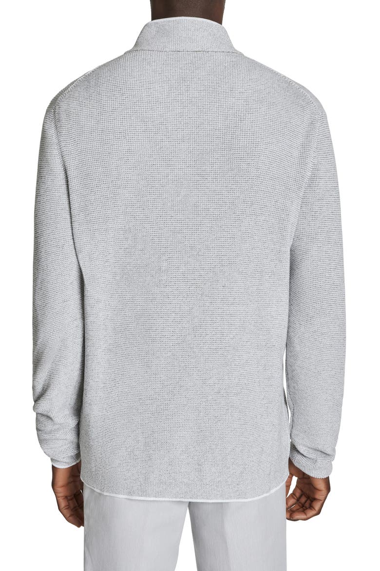 Daulac Quarter Zip Pullover, Alternate, color, PALE GREY