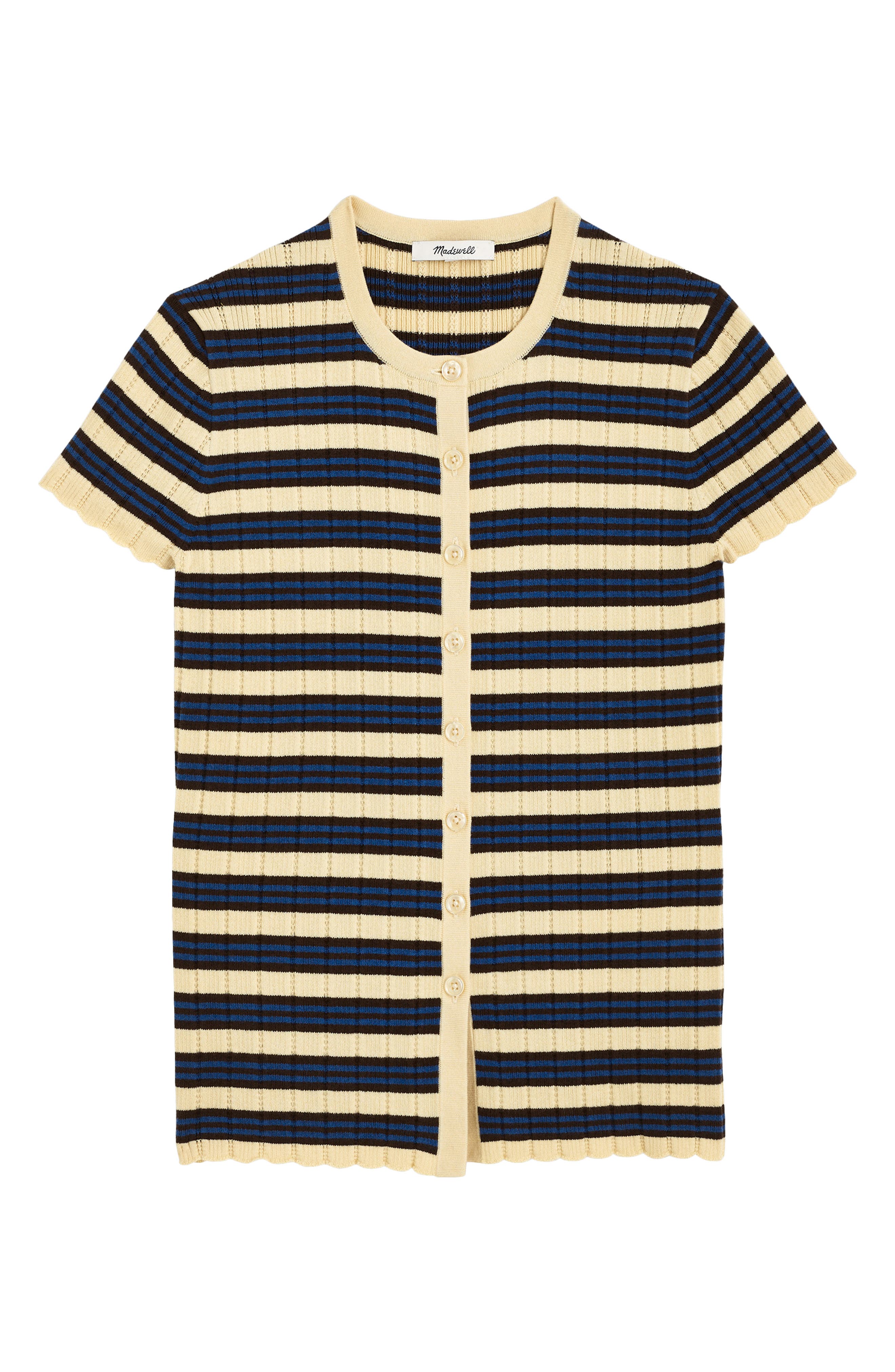 selected PALE CHAMOIS MULTI STRIPE