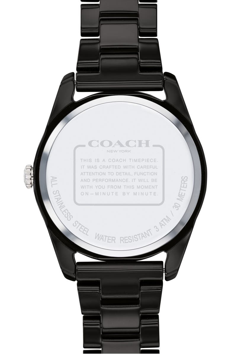COACH Preston Ceramic Bracelet Watch, 36mm, Alternate, color, 