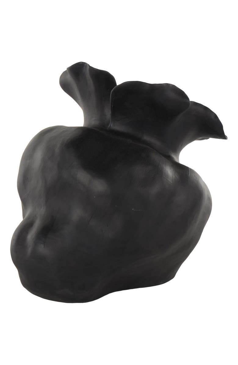UMA Abstract Ceramic Vase, Alternate, color, Black