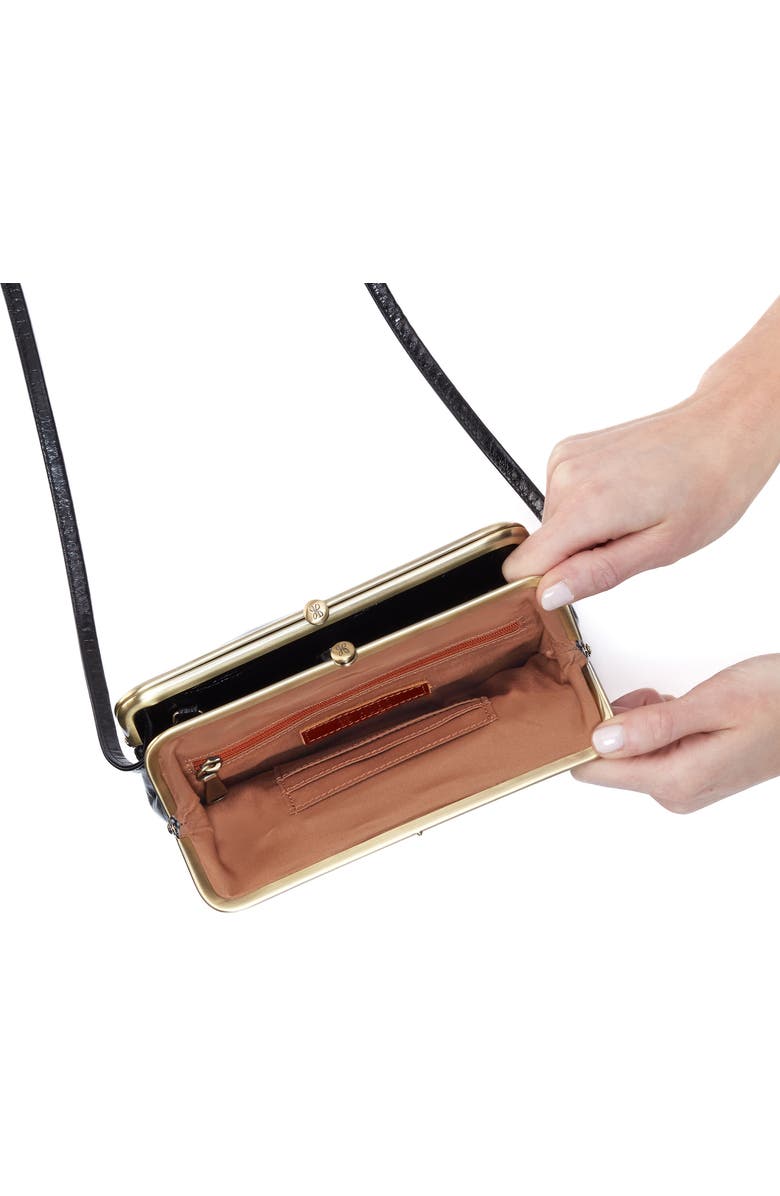 HOBO Lauren Leather Frame Crossbody Bag, Alternate, color,