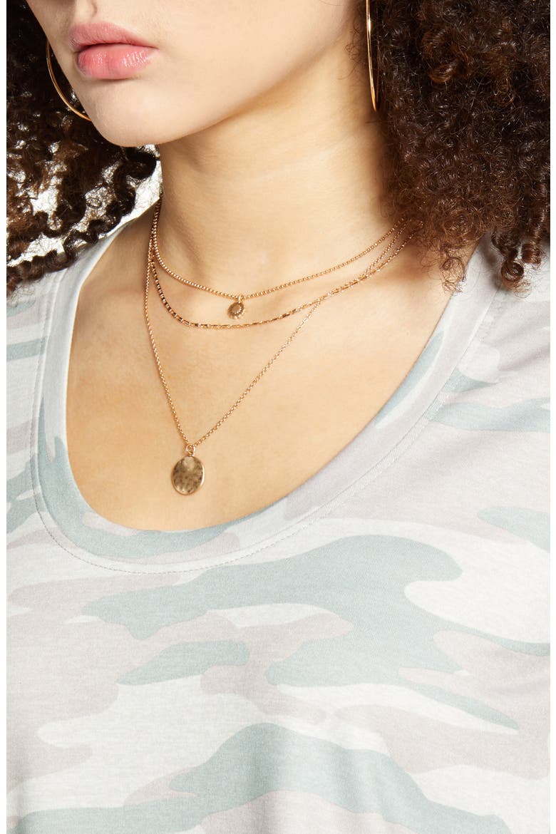 Scoop Neck Tee, Alternate, color, CAMO