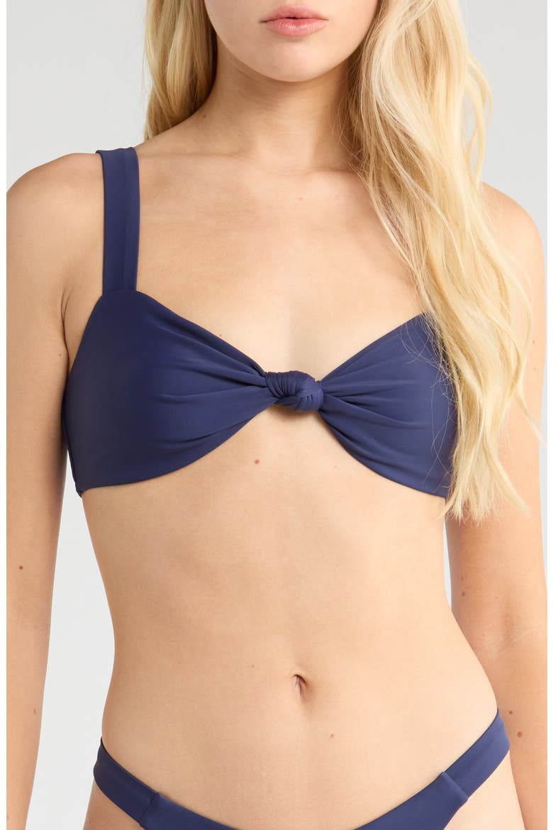 Olivia Knotted Bikini Top, Main, color, ECLIPSE