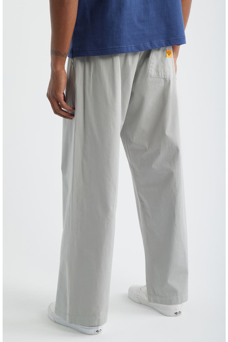 Easy Organic Cotton Canvas Chef Pants, Alternate, color, SILVER