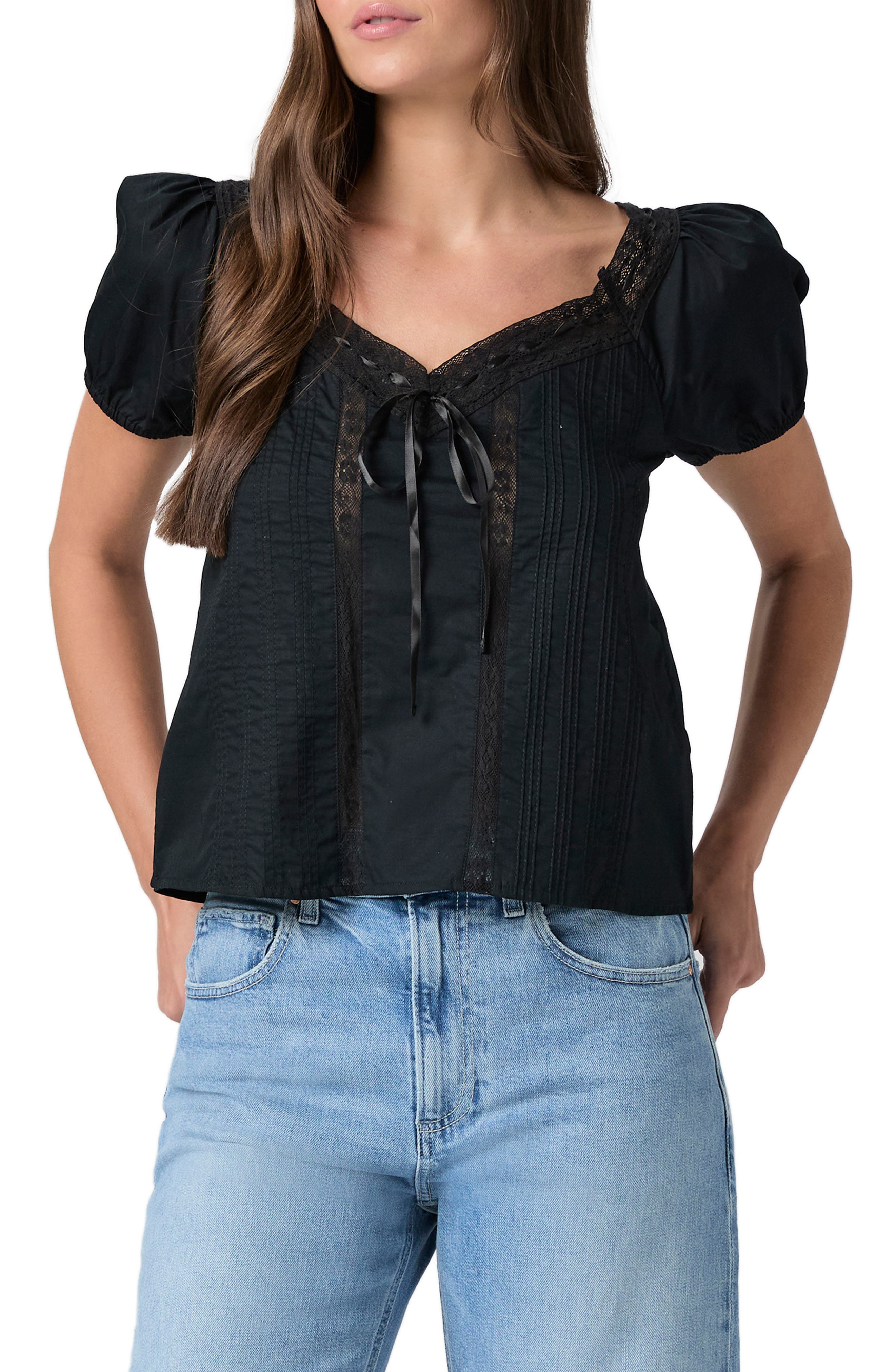 PAIGE Anzio Puff Sleeve Top