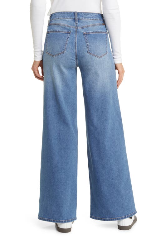 1822 Denim High Waist Wide Leg Jeans In Iman