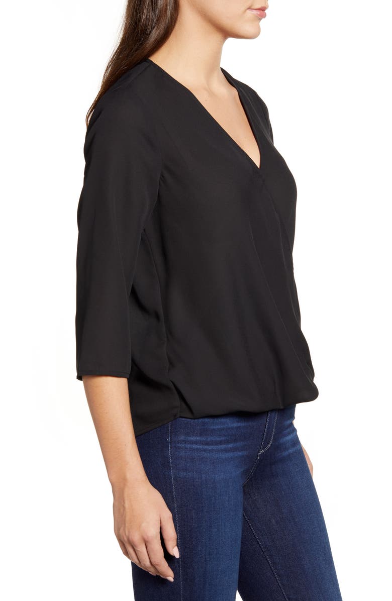 GIBSONLOOK Surplice Blouse, Alternate, color, 