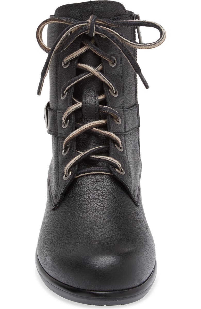 Naot Alize Zip Combat Boot, Alternate, color,