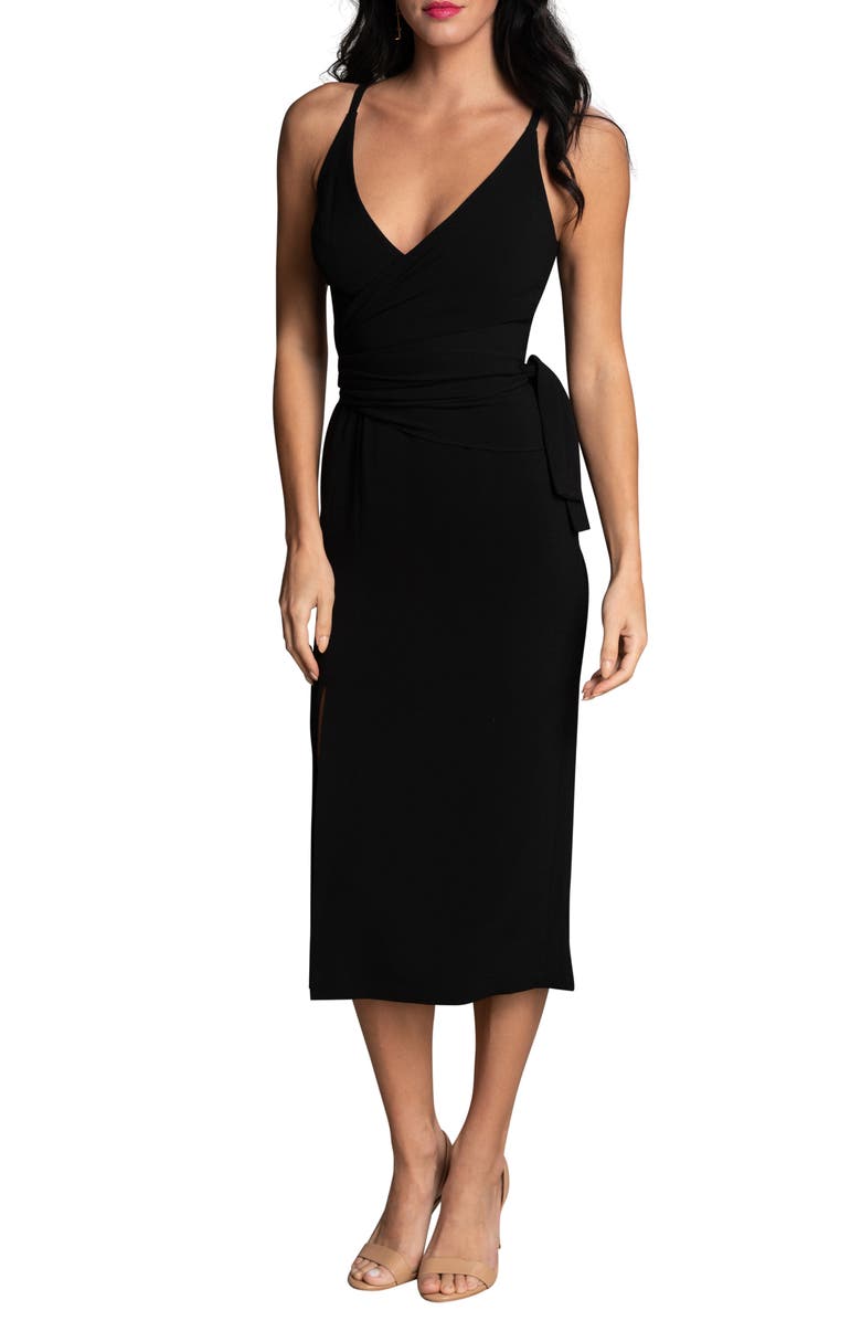 Dress the Population Kiara Side Bow Body-Con Cocktail Dress, Main, color,