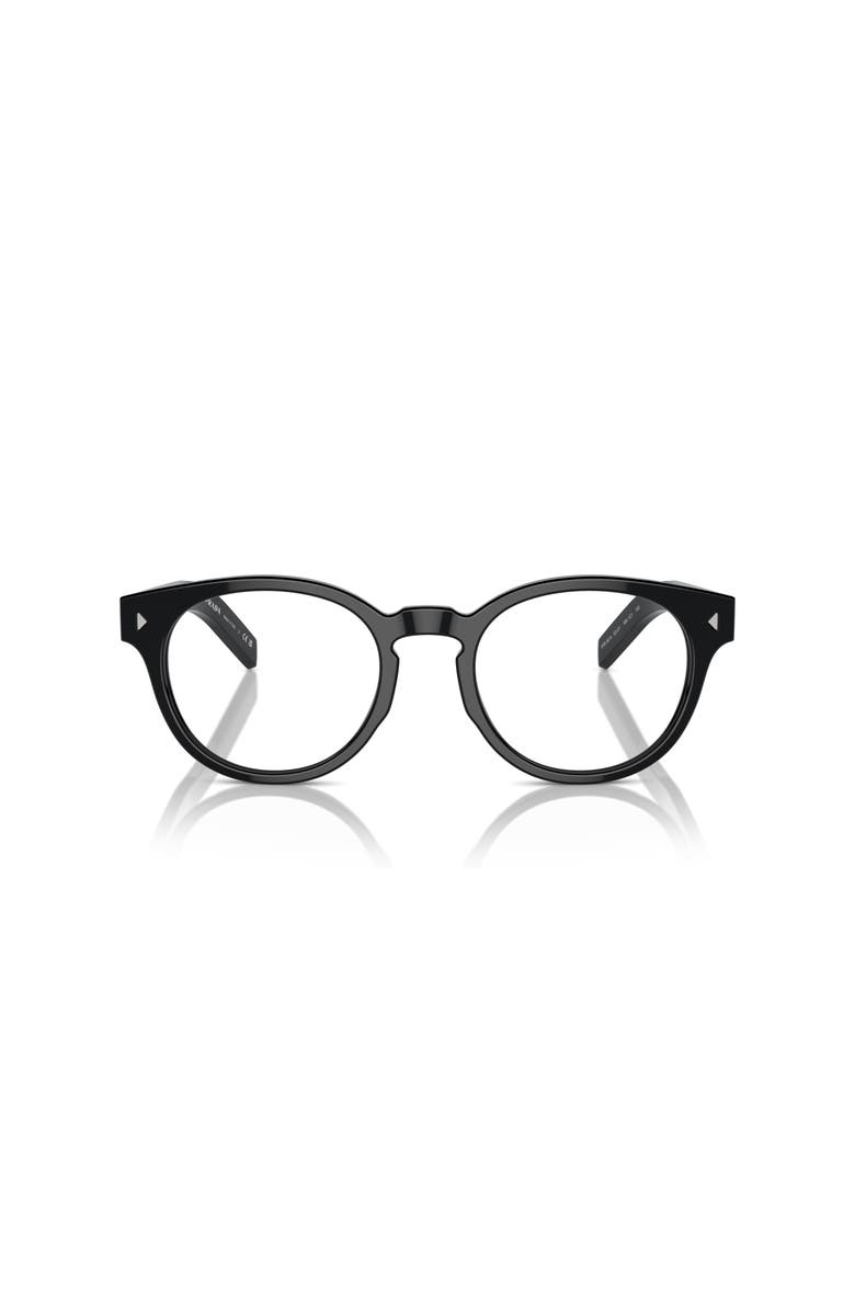 Prada 52mm Phantos optical glasses, Alternate, color, Black