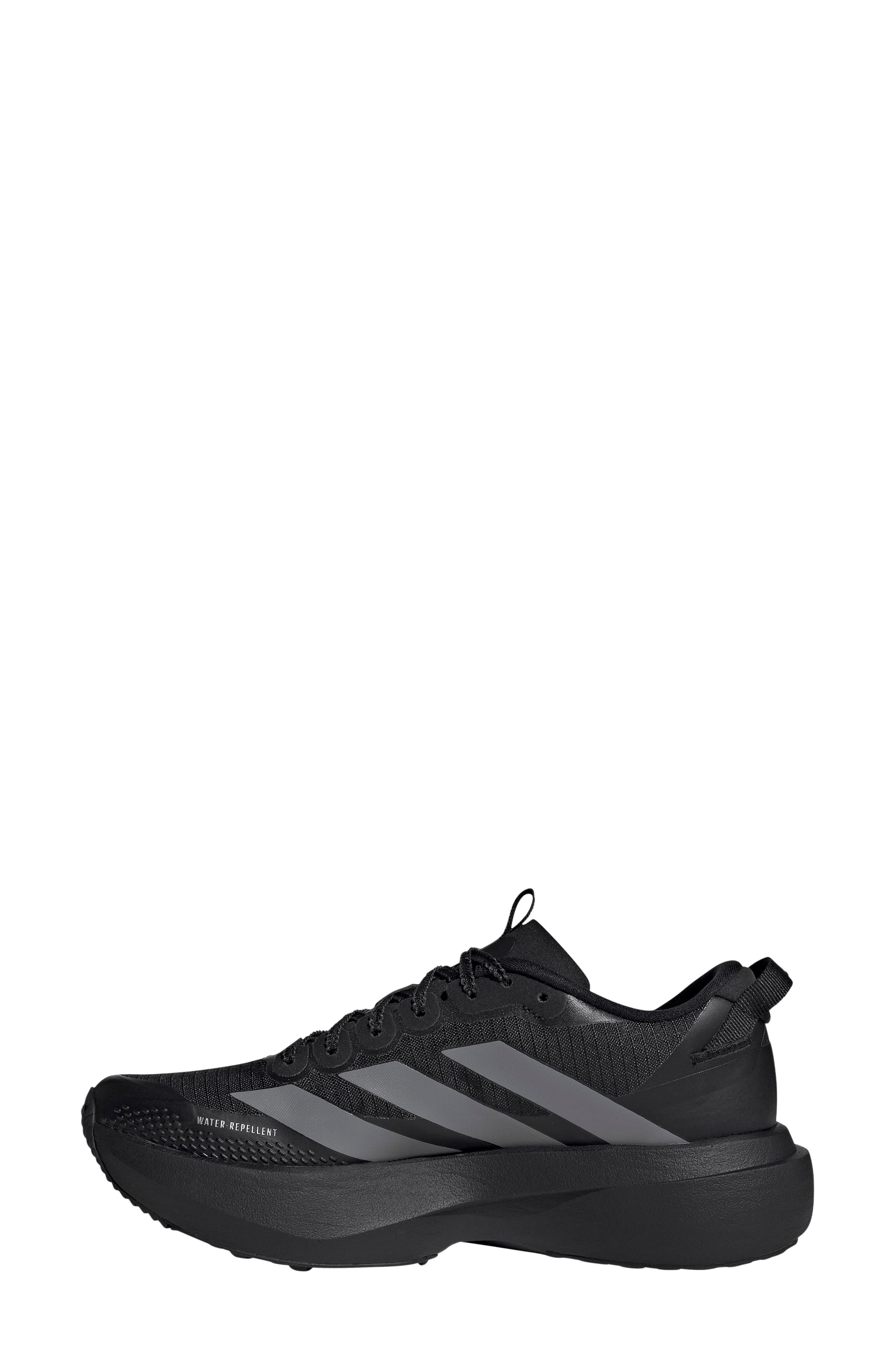 ADIZERO EVO SL ATR Running Shoe, Alternate, color, BLACK/GREY THREE/IRON MET
