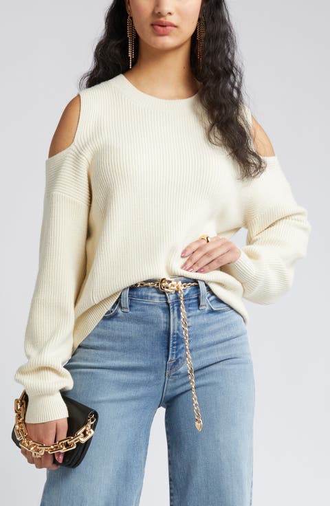 Cold Shoulder Sweater