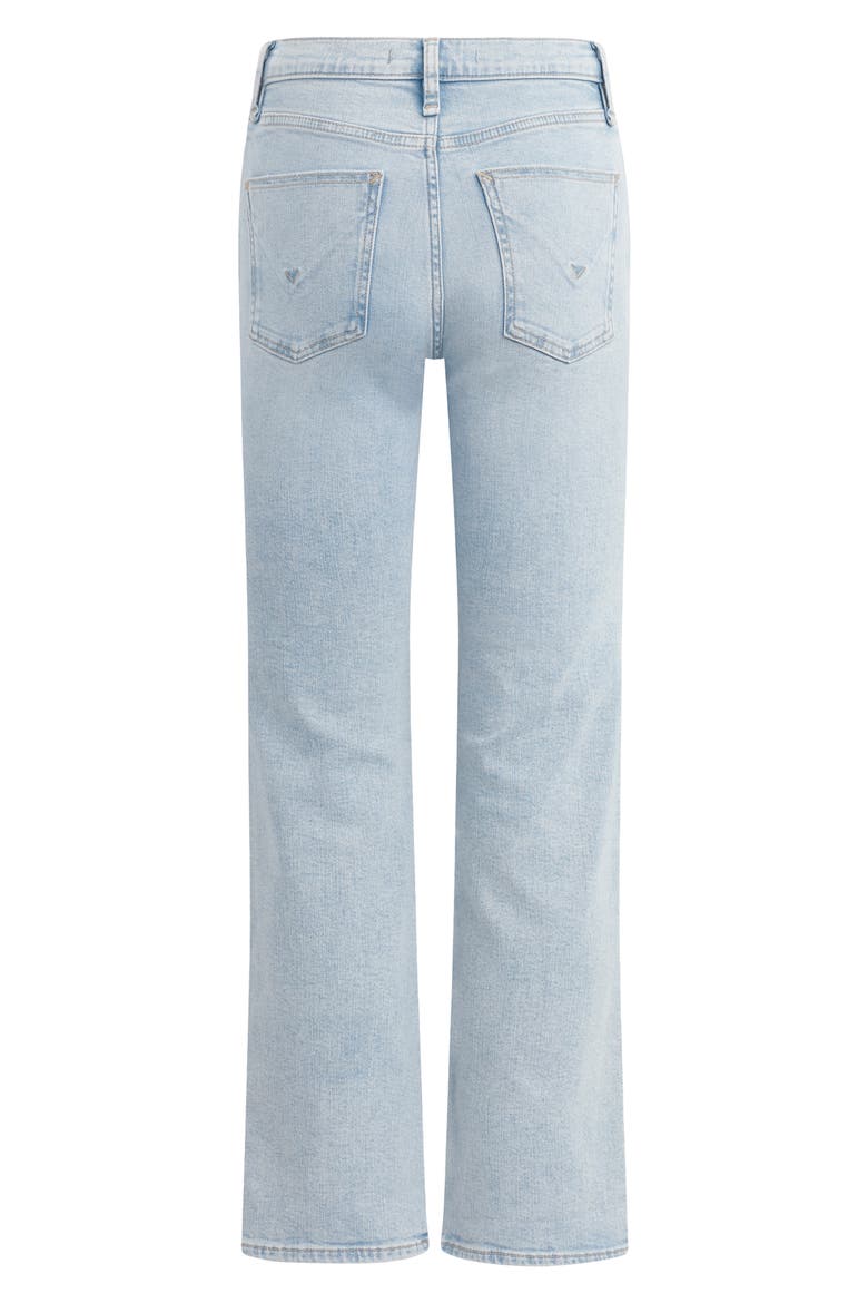 Remi Ripped High Waist Ankle Straight Leg Jeans, Alternate, color, STAR DUST