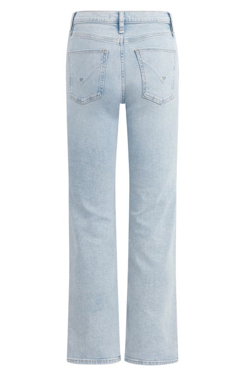 Hudson Jeans Remi Ripped High Waist Ankle Straight Leg Jeans In Blue