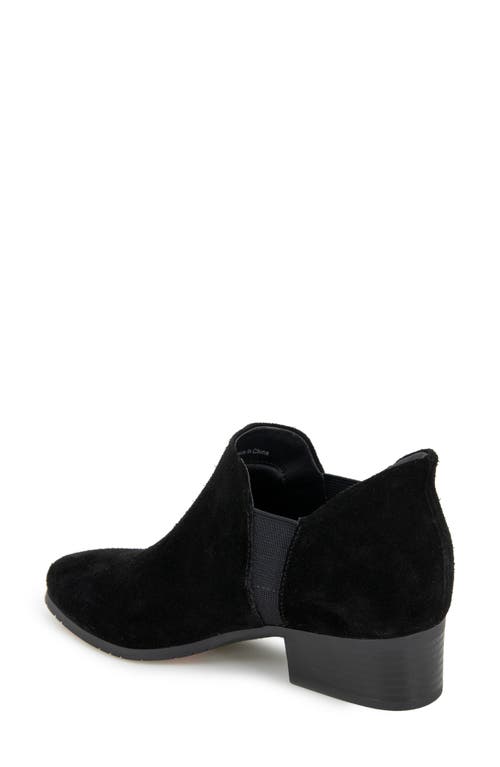 Reaction Kenneth Cole Serafina Ez-on Ankle Bootie In Black Suede