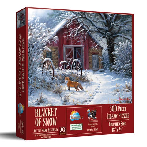 Blanket of Snow 500 piece Jigsaw Puzzle for Adults