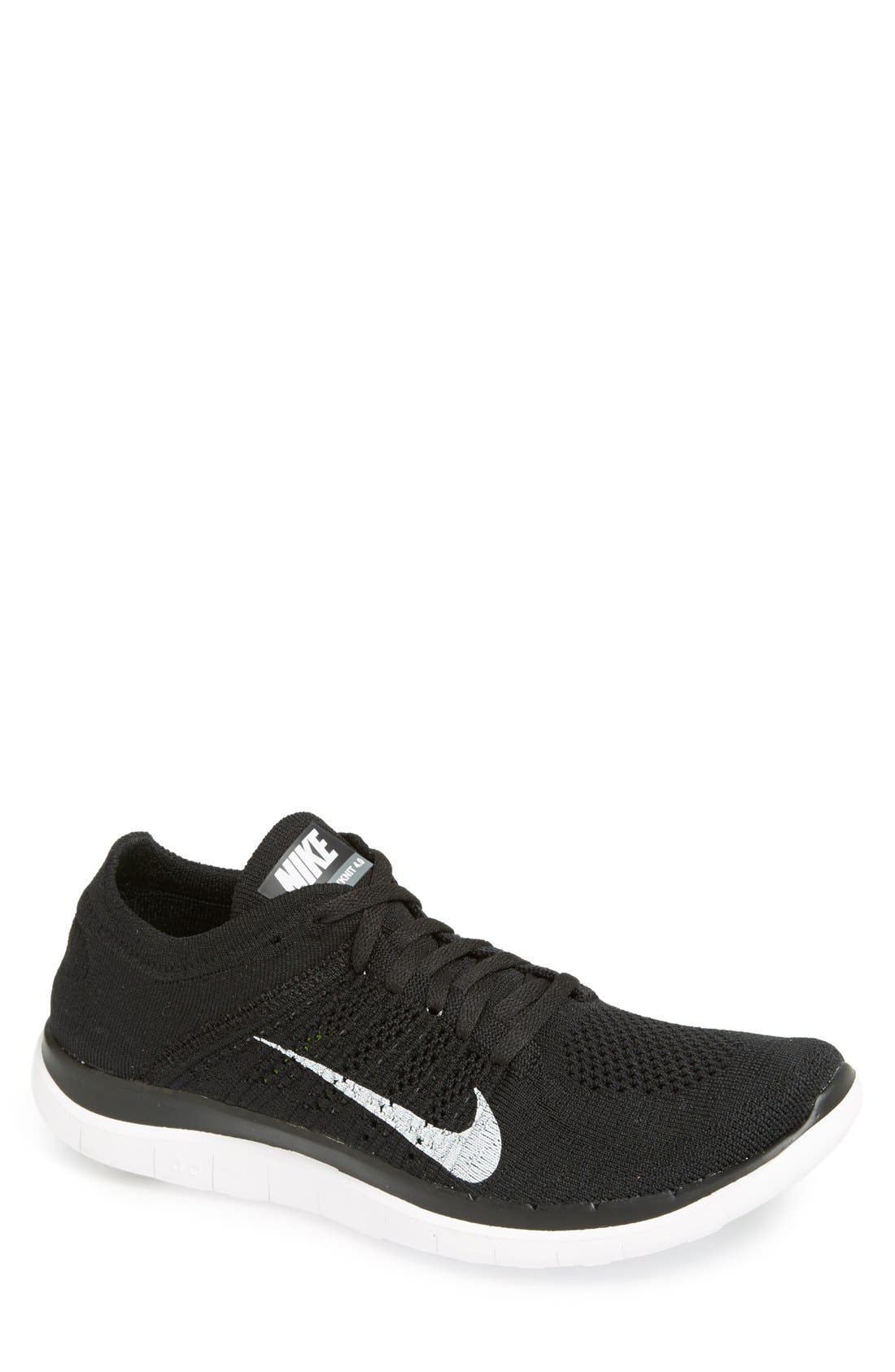Nike 'Free 4.0 Flyknit' Running Shoe, Main, color, 
